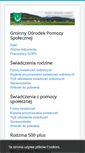 Mobile Screenshot of gops.porabka.pl