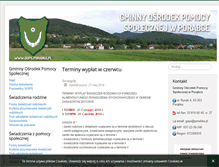 Tablet Screenshot of gops.porabka.pl